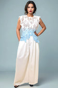 GF2574 BUTTERFLY LACE SLEEVELESS TOP