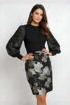 T2099 BROCADE FOLIAGE SKIRT
