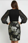 T2099 BROCADE FOLIAGE SKIRT