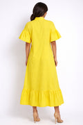 S31300 STUDDED RHINESTONE SHEER MAXI DRESS