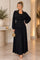 W6655 GOLD-TIP COLLAR BLOUSON MAXI DRESS
