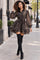 X7661 LEOPARD PRINT TIERED MINI DRESS
