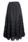 X7801 PLEATED LACE SKIRT (BLK/IVORY, IVORY, BLK)