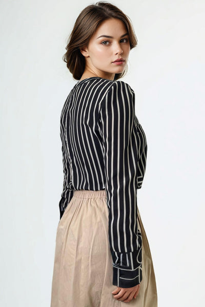 T8302 STRIPED TOP