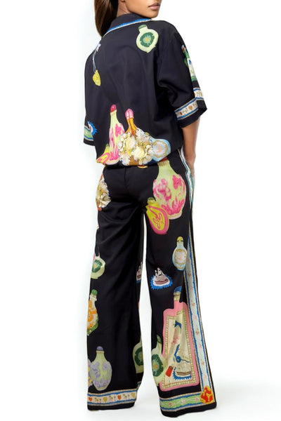 E73051 ROYAL PRINTED PANT SET