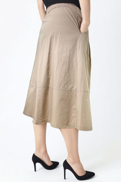 GF1103 BUTTON DOWN SKIRT