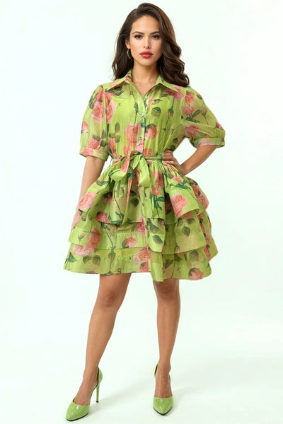 CH0047 LAYERED MINI DRESS