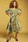 CH0009 PUFF SLEEVE SKATER DRESS