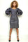 A90027 BALLON SLEEVE MINI DRESS