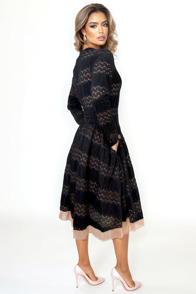 X7085 LACE STRETCH DRESS