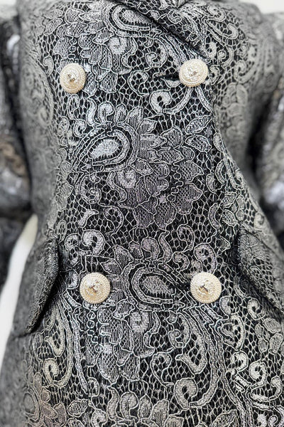T21103 SILVER BLAZER JACKET