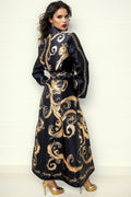 A95103 CHAIN PRINT BLAZER DRESS