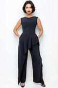 C1926 SLEEVELESS JUMPSUIT (BLK, WHT)