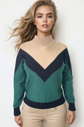 LS61091 MOCK NECK SWEATER