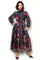 GF1119 TIERED NECKTIE MAXI DRESS