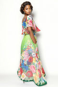 GF1162 OFF SHOULDER FLORAL DRESS (S, M, L)