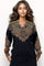 SY003 STUDDED V-NECK SWEATER (BEIGE, BLK)