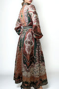 GF1199 BUTTON DOWN FLORAL DRESS