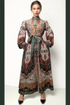 GF1199 BUTTON DOWN FLORAL DRESS