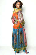 GF1221 BUTTON DOWN FLORAL DRESS