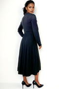 JS0016 ROUND NECK SWEATER DRESS