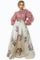 X8001 SUPER LONG PRINT SKIRT (BLK, BEIGE)