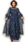 C3504 GATHERED CHIFFON PAISLEY DRESS