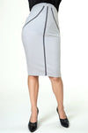 BL001 BANDAGE SKIRT (BLK, WHT)