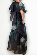 T2589 TIE BACK MAXI DRESS
