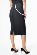 BL001 BANDAGE SKIRT (BLK, WHT)