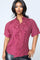 W5958 LACE TRIM TOP (ROSE, WHT)