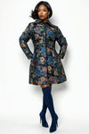 CH0104 MUTED MEADOW LONG SLEEVE JACKET DRESS