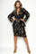 T2582B BROCADE BEAUTY PENCIL SKIRT