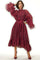 C3503 ROMANTIC RUFFLED MAXI DRESS