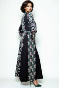 B1031 FUNKY FLORAL SHIRT DRESS