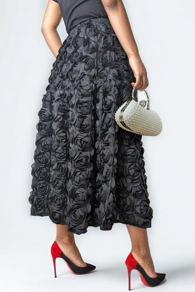 C3502 ROSETTE DREAM A-LINE SKIRT