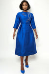 S3066 RHINESTONE RADIANCE RAGLAN SLEEVE DRESS
