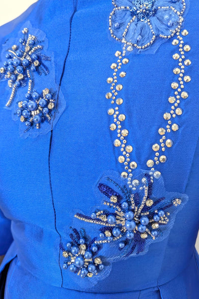 S3066 RHINESTONE RADIANCE RAGLAN SLEEVE DRESS