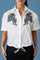 S3097 FLORAL EMBROIDERED SHORT SLEEVE TOP