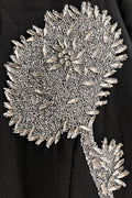 S3096 BEADED APPLIQUE TOP / PANT SET