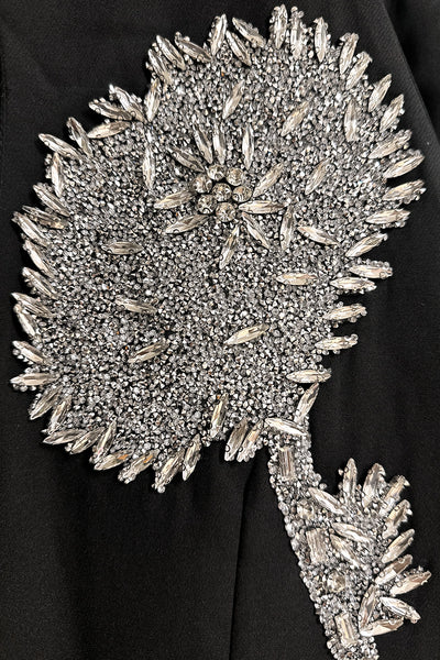 S3096 BEADED APPLIQUE TOP / PANT SET