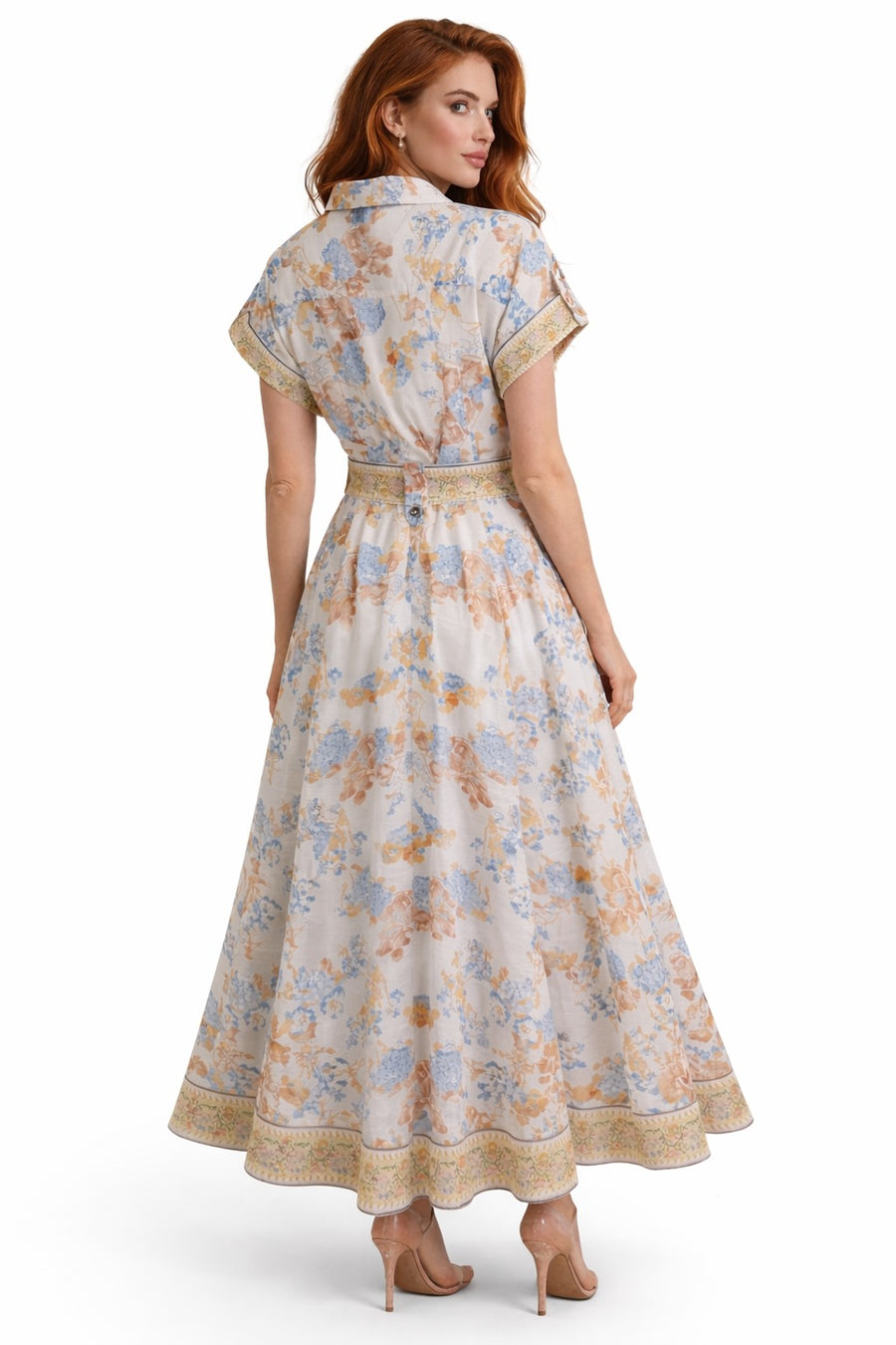 CH0223 SOFT BLOOM MAXI DRESS