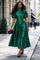 S3071 BEADED FLOWER MAXI DRESS (GRN, BLK)