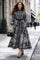 A95125 PAISLEY PRINT DRESS