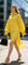 T14636A BALLOON SLEEVE HI-LOW SHIRT MIDI DRESS (S, XXL, XXXL)