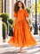 GF1028 DIAGONAL TIERED DRESS