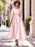 T188A TIE MAXI DRESS (WHT, BLK, PINK)