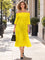 T1829 MIDI DRESS (YELLOW, WHT, VIOLET)