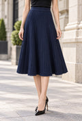 F1015 SKIRT (BLU, GRY, KHK, COF, NAVY, PNK, OLV, BLK, CHRCL)