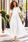 GF1028 DIAGONAL TIERED DRESS (WHT, ORG)